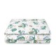 Qmini - Lenjerie junior cu 2 piese Din bumbac certificat Oeko Tex Standard 100 140 x 200 cm Dragons Gray