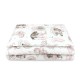 Qmini - Lenjerie junior cu 2 piese Din bumbac certificat Oeko Tex Standard 100 140 x 200 cm Teddy Bear and Friends Pink