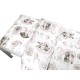 Qmini - Lenjerie junior cu 2 piese Din bumbac certificat Oeko Tex Standard 100 140 x 200 cm Teddy Bear and Friends Pink