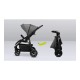 Lionelo - Carucior sport Natt De la nastere Cu accesorii si capotina XXL reglabila 0 - 22 kg Conform cu standardele europene de 