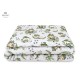 MimiNu - Lenjerie patut 3 piese Cu protectie laterala Din bumbac Din bumbac certificat Oeko Tex Standard 100 Pentru patut 120x60