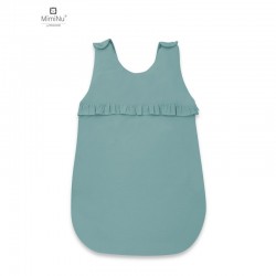 MimiNu - Sac de dormit pentru bebelusi De iarna Cu volanase Din bumbac Cu fermoar lateral Cu capse pe umar 70 cm 0 - 6 luni 2.5 