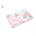 MimiNu - Paturica moale cu doua fete Dimensiune 75x100 cm Din bumbac certificat Oeko Tex Standard 100 Sweet Deer Pink