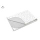 MimiNu - Paturica moale cu doua fete Dimensiune 75x100 cm Din bumbac certificat Oeko Tex Standard 100 Mini Gray Stars