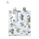 MimiNu - Organizator pentru patut si leagan Din bumbac certificat Oeko Tex Standard 100 Cu 3 compartimente 53x46 cm Design Pirat