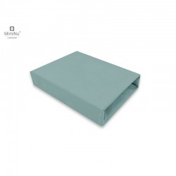 MimiNu - Cearceaf cu elastic pentru patut 120X60 cm Din bumbac certificat Oeko Tex Standard 100 Colectia Royal Nepal Green