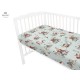 Miminu - Cearceaf cu elastic Din bumbac certificat Oeko Tex Standard 100 Pentru pat 160x80 cm Design Let\'s Go Natural