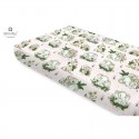 Miminu - Cearceaf cu elastic Din bumbac certificat Oeko Tex Standard 100 Pentru pat 160x80 cm Design Baby Animals