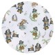 Miminu - Cearceaf cu elastic Din bumbac certificat Oeko Tex Standard 100 Pentru pat 160x80 cm Design Pirates Blue