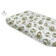 Miminu - Cearceaf cu elastic Din bumbac certificat Oeko Tex Standard 100 Pentru pat 160x80 cm Design Detective Natural