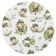 Miminu - Cearceaf cu elastic Din bumbac certificat Oeko Tex Standard 100 Pentru pat 160x80 cm Design Detective Natural
