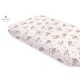 Miminu - Cearceaf cu elastic Din bumbac certificat Oeko Tex Standard 100 Pentru pat 160x80 cm Design Little Ballerina Pink