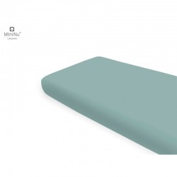 Miminu - Cearceaf cu elastic Din bumbac certificat Oeko Tex Standard 100 Pentru pat 160x80 cm Colectia Royal Nepal Green