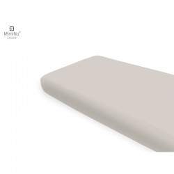 Miminu - Cearceaf cu elastic Din bumbac certificat Oeko Tex Standard 100 Pentru pat 160x80 cm Colectia Royal Beige