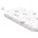 Miminu - Cearceaf cu elastic Din bumbac certificat Oeko Tex Standard 100 Pentru pat 160x80 cm Lulu Rose