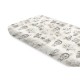 Miminu - Cearceaf cu elastic Din bumbac certificat Oeko Tex Standard 100 Pentru pat 160x80 cm Design Zoo On Bikes Beige
