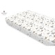 Miminu - Cearceaf cu elastic Din bumbac certificat Oeko Tex Standard 100 Pentru pat 160x80 cm Forest Friends Beige