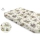 Miminu - Cearceaf cu elastic Din bumbac certificat Oeko Tex Standard 100 Pentru pat 160x80 cm Design Calm Forest Natural