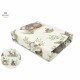 Miminu - Cearceaf cu elastic Din bumbac certificat Oeko Tex Standard 100 Pentru pat 160x80 cm Design Calm Forest Natural