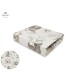 Miminu - Cearceaf cu elastic Din bumbac certificat Oeko Tex Standard 100 Pentru pat 160x80 cm Design Calm Forest Beige