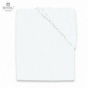 MimiNu - Cearceaf Jerse cu elastic Pentru pat 160x80 cm Material certificat Oeko Tex Standard 100 White