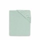 MimiNu - Cearceaf cu elastic Pentru pat 160x80 cm Din terry Material certificat Oeko Tex Standard 100 Cold Mint