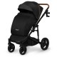 Lionelo - Carucior 3 in 1 Mari Tour Transformabil Cu landou cu salteluta moale Reversibil Maner ajustabil Plasa de tantari Husa 