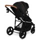 Lionelo - Carucior 3 in 1 Mari Tour Transformabil Cu landou cu salteluta moale Reversibil Maner ajustabil Plasa de tantari Husa 