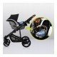 Lionelo - Carucior 3 in 1 Mari Tour Transformabil Cu landou cu salteluta moale Reversibil Maner ajustabil Plasa de tantari Husa 