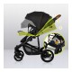 Lionelo - Carucior 3 in 1 Mari Tour Transformabil Cu landou cu salteluta moale Reversibil Maner ajustabil Plasa de tantari Husa 