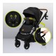 Lionelo - Carucior 3 in 1 Mari Tour Transformabil Cu landou cu salteluta moale Reversibil Maner ajustabil Plasa de tantari Husa 