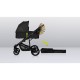 Lionelo - Carucior 3 in 1 Mari Tour Transformabil Cu landou cu salteluta moale Reversibil Maner ajustabil Plasa de tantari Husa 