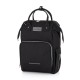 Petite&Mars - Rucsac pentru mamici Cu 11 compartimente Cu buzunare termice Saltea de infasat inclusa 30 x 42 x 15 cm Jack Black