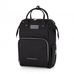 Petite&Mars - Rucsac pentru mamici Cu 11 compartimente Cu buzunare termice Saltea de infasat inclusa 30 x 42 x 15 cm Jack Black