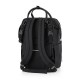 Petite&Mars - Rucsac pentru mamici Cu 11 compartimente Cu buzunare termice Saltea de infasat inclusa 30 x 42 x 15 cm Jack Black