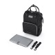 Petite&Mars - Rucsac pentru mamici Cu 11 compartimente Cu buzunare termice Saltea de infasat inclusa 30 x 42 x 15 cm Jack Black