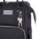 Petite&Mars - Rucsac pentru mamici Cu 11 compartimente Cu buzunare termice Saltea de infasat inclusa 30 x 42 x 15 cm Jack Black