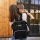 Petite&Mars - Rucsac pentru mamici Cu 11 compartimente Cu buzunare termice Saltea de infasat inclusa 30 x 42 x 15 cm Jack Black