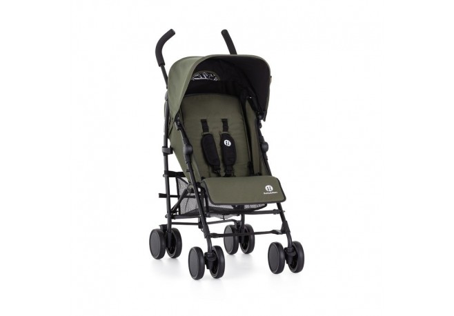 Petite&Mars - Carucior sport Musca Cu spatar reglabil Capotina XXL Usor 7.9 kg 6 luni+ Conform cu standardul european de securit