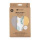 Petite&Mars - Set 3 scutece din muselina de bambus Moussy Ochre Leaves Hipoalergenice 68 x 68 cm Certificate Oeko Tex Standard 1