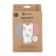 Petite&Mars - Set 3 scutece din muselina de bambus Moussy Rose Rainbow Hipoalergenice 68 x 68 cm Certificate Oeko Tex Standard 1