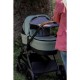 Petite&Mars - Parasolar textil pentru soare si vant Universal Protectie UV SPF40+ Potrivit pentru carucioare si scaune auto Gri