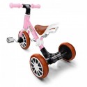 Bicicleta de echilibru 3 in 1 cu pedale pentru copii Ecotoys LC-V1322 - Roz - Resigilat