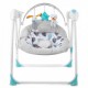 Leagan electric cu muzica Ricokids 7326 - Turcoaz - Resigilat (ambalaj deteriorat)