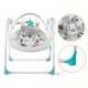Leagan electric cu muzica Ricokids 7326 - Turcoaz - Resigilat (ambalaj deteriorat)