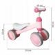 Bicicleta fara pedale Ecotoys JM-118 - Roz - Resigilat