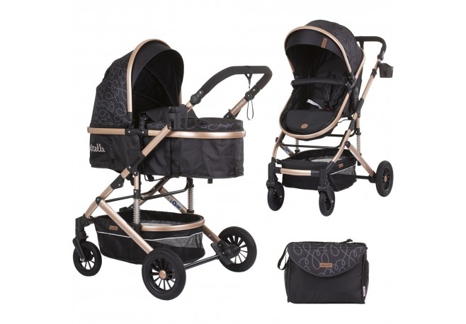Carucior Chipolino Estelle 3 in 1 ebony