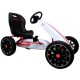 Kart cu pedale ABARTH 3-7 ani roti din spuma EVA G6 R-Sport - Alb