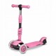 Trotineta 3 in 1 cu roti cu LED Ricokids Todi 765400 - Roz