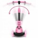 Trotineta 3 in 1 cu roti cu LED Ricokids Todi 765400 - Roz